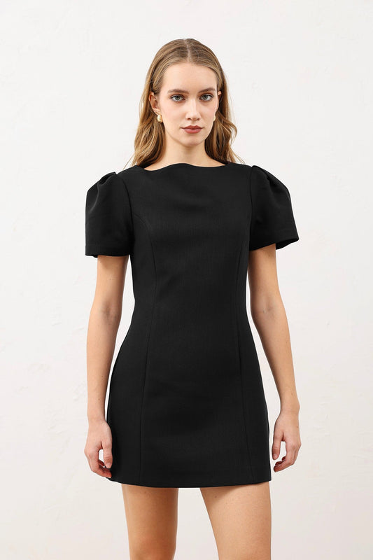 Ruffled Short Women's Dress