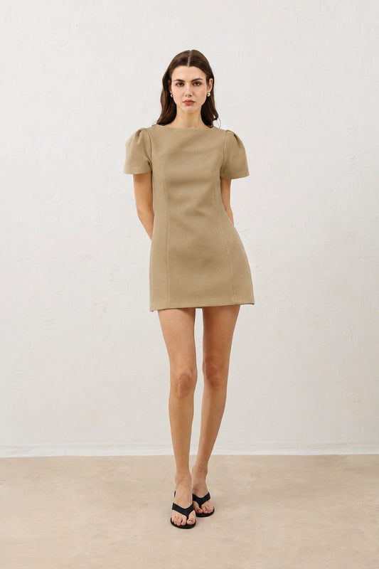 Ruffled Short Women's Dress