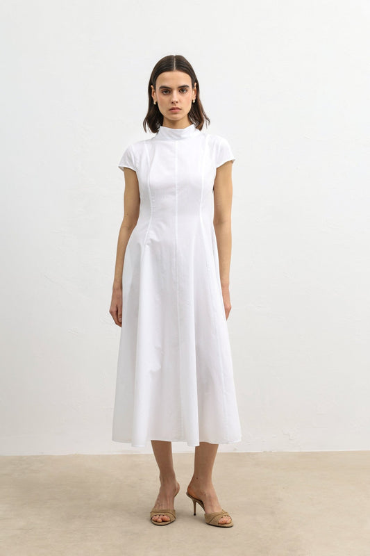 Antioch Poplin Women's Midi Dress