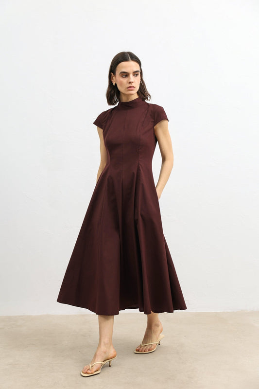 Antioch Poplin Women's Midi Dress