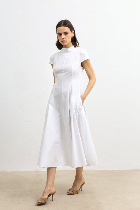 Antioch Poplin Women's Midi Dress