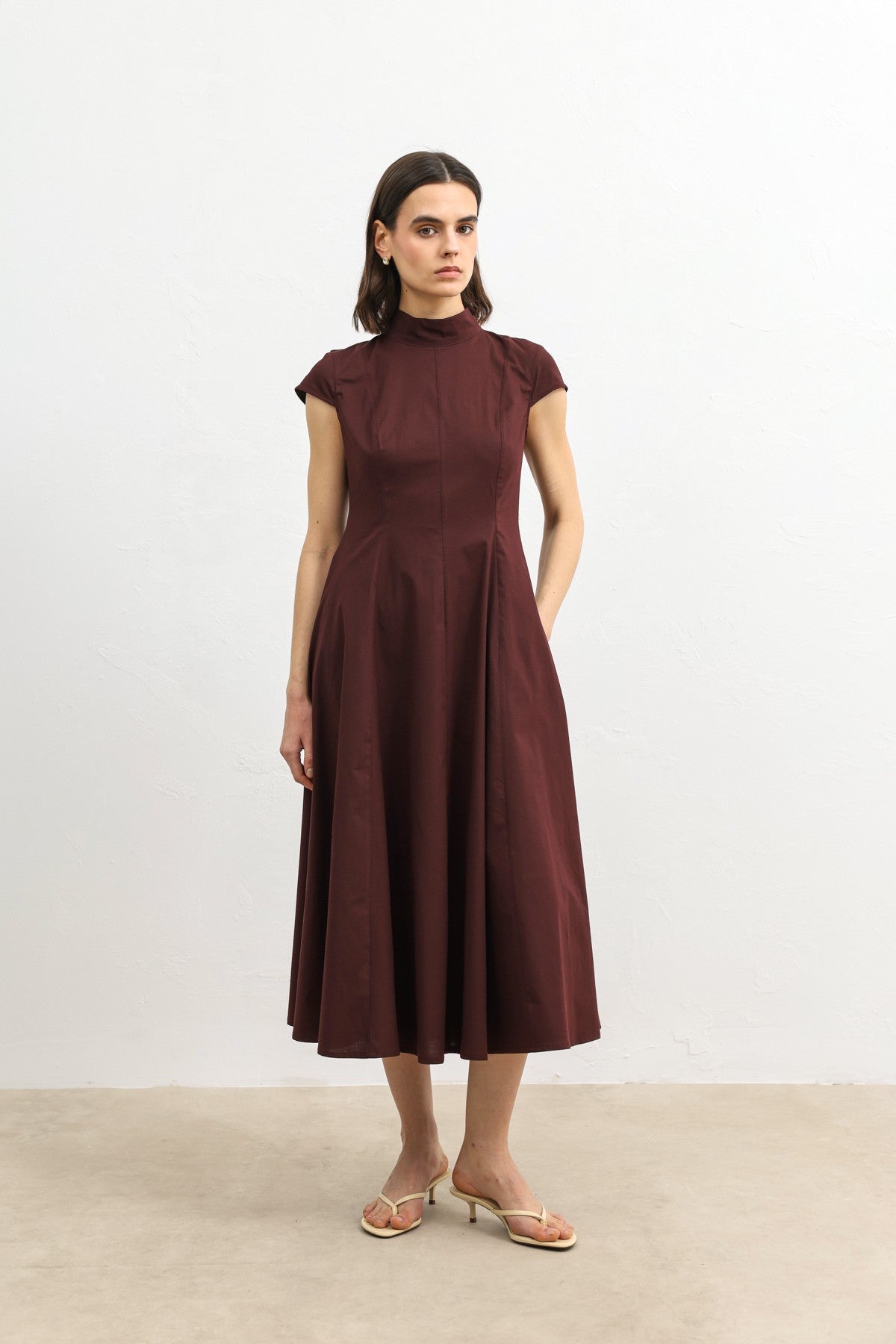 Antioch Poplin Women's Midi Dress