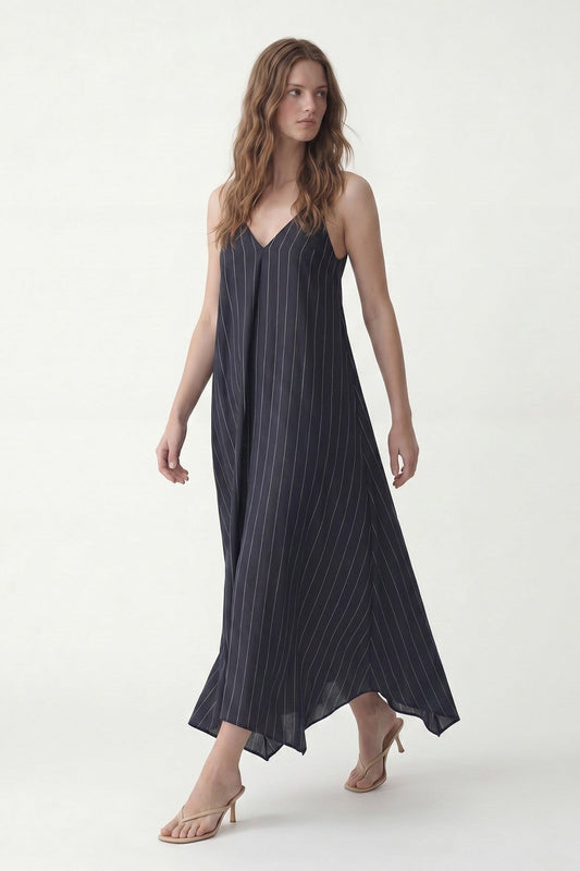 Antioch Women's Striped Dress with Modal Blend