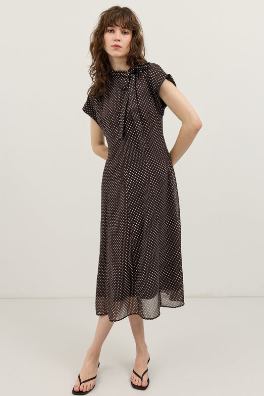 Antioch Polka-Dot Women's Midi Dress