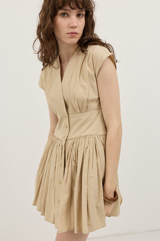 Women's Mini Poplin Dress