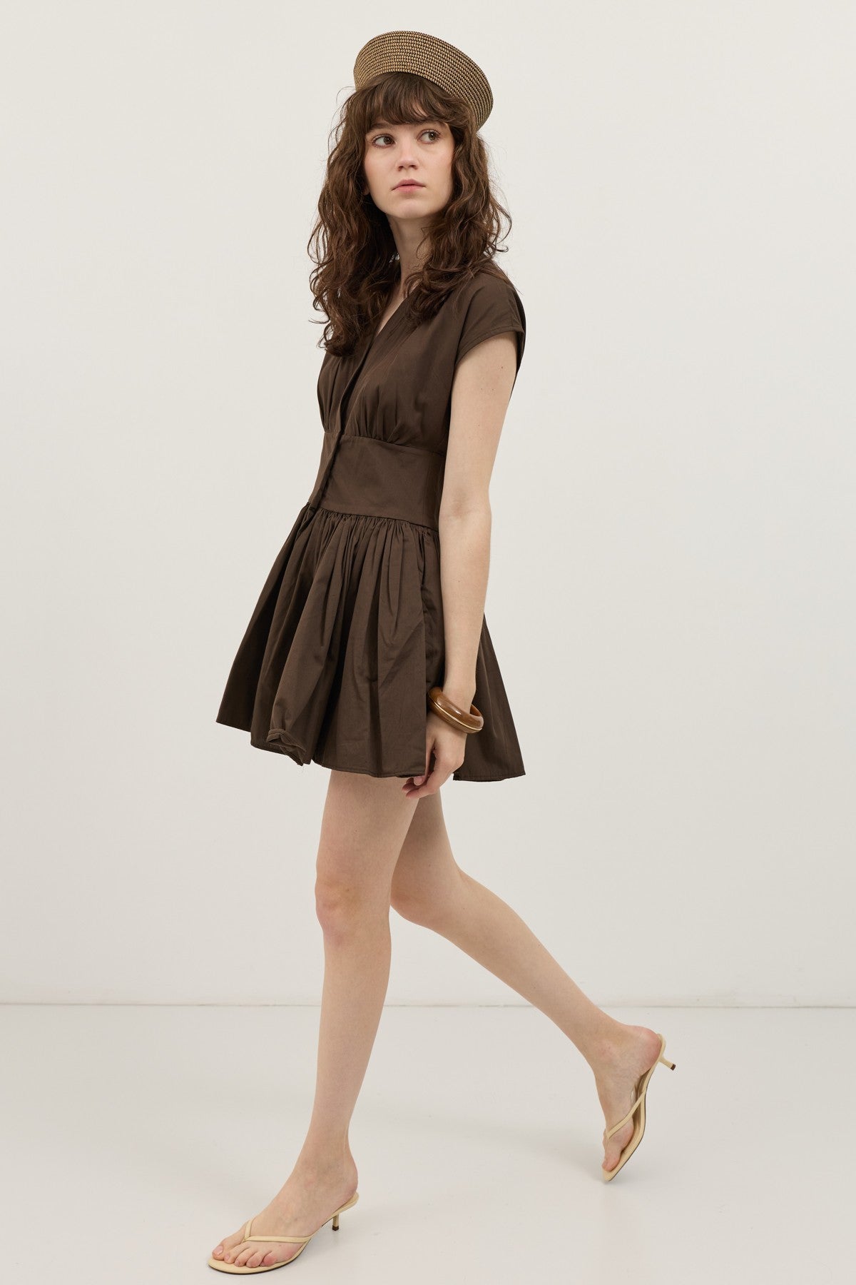 Women's Mini Poplin Dress