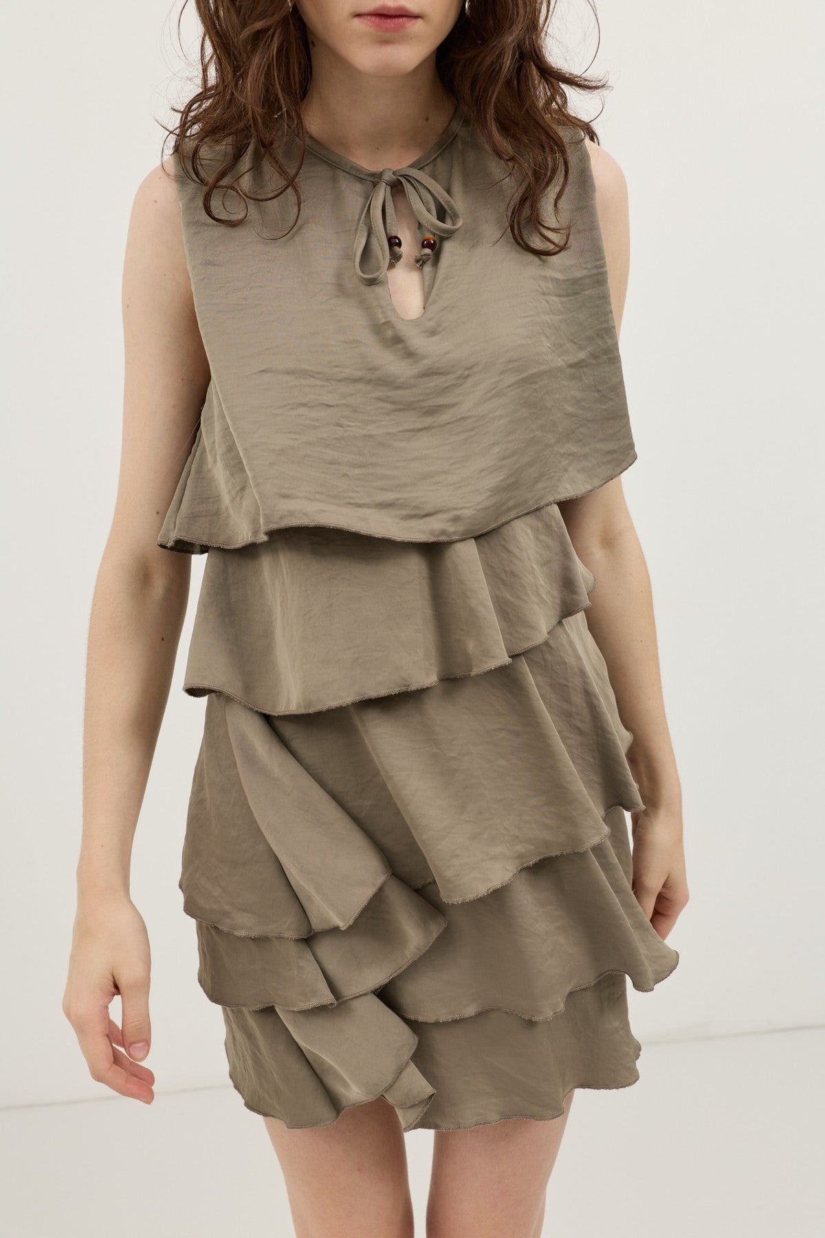 Women's Ruffled Mini Dress