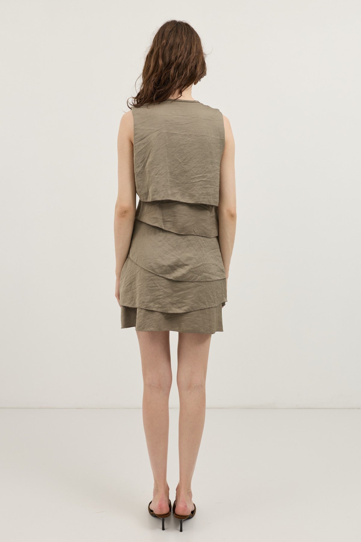 Women's Ruffled Mini Dress