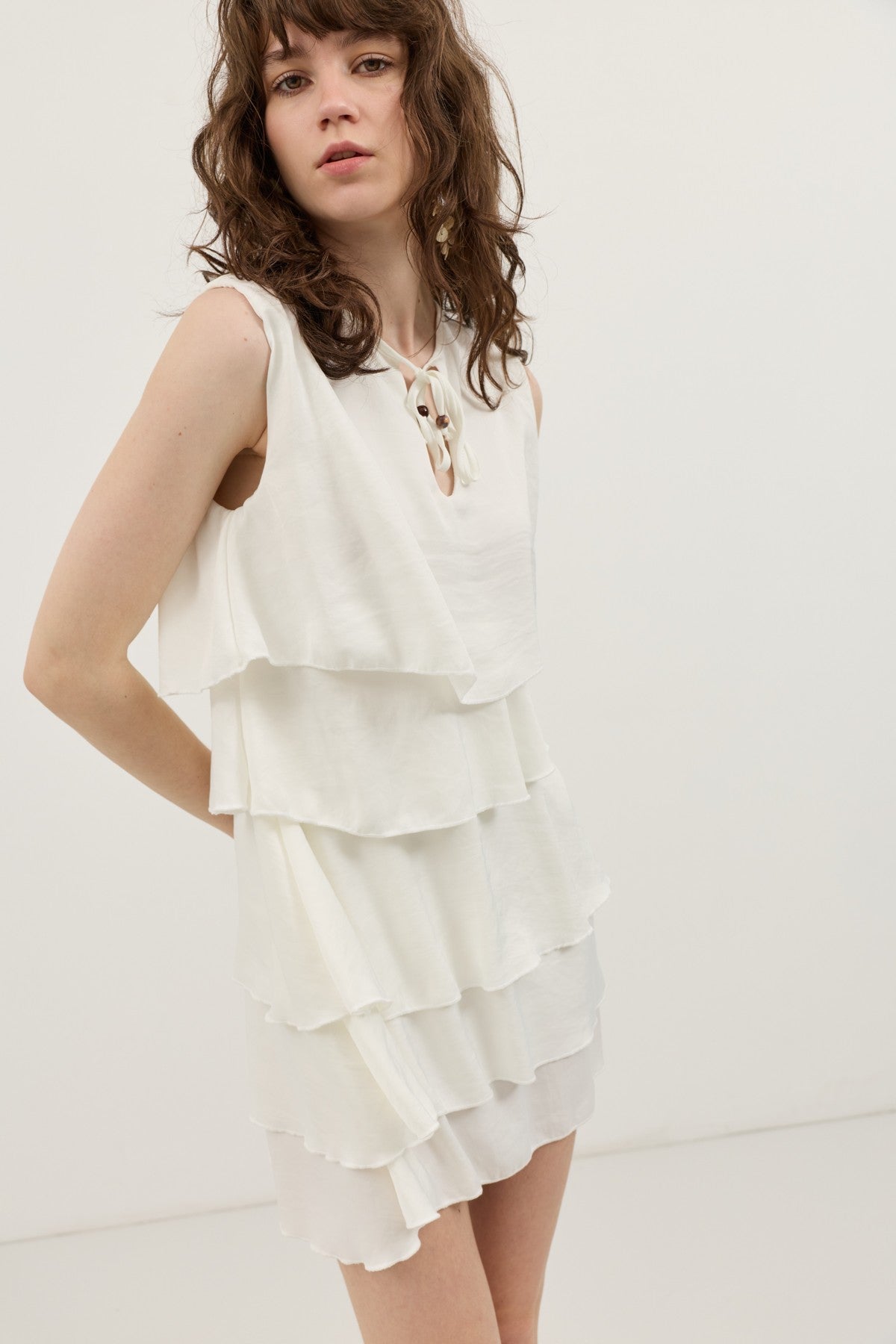 Women's Ruffled Mini Dress