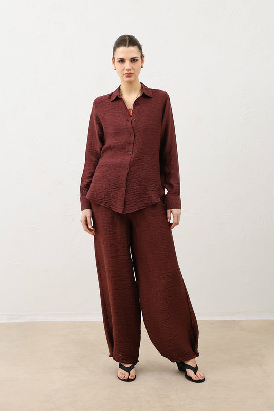 Antioch Draped Muslin Women's Shirt