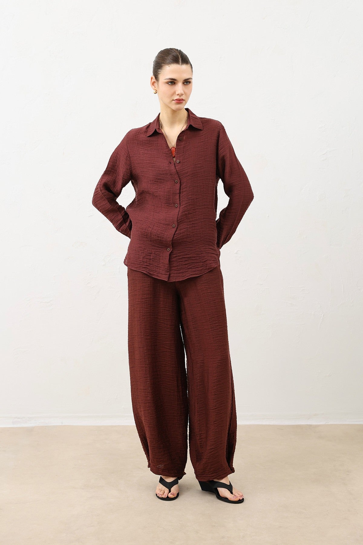 Antioch Draped Muslin Women's Shirt