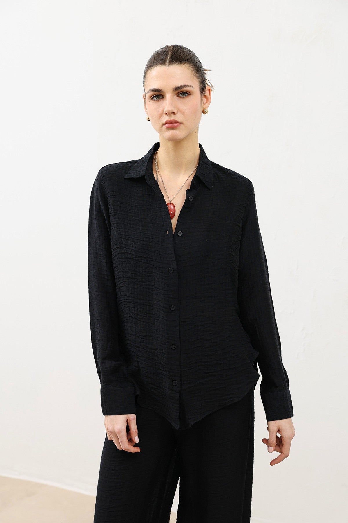 Antioch Draped Muslin Women's Shirt
