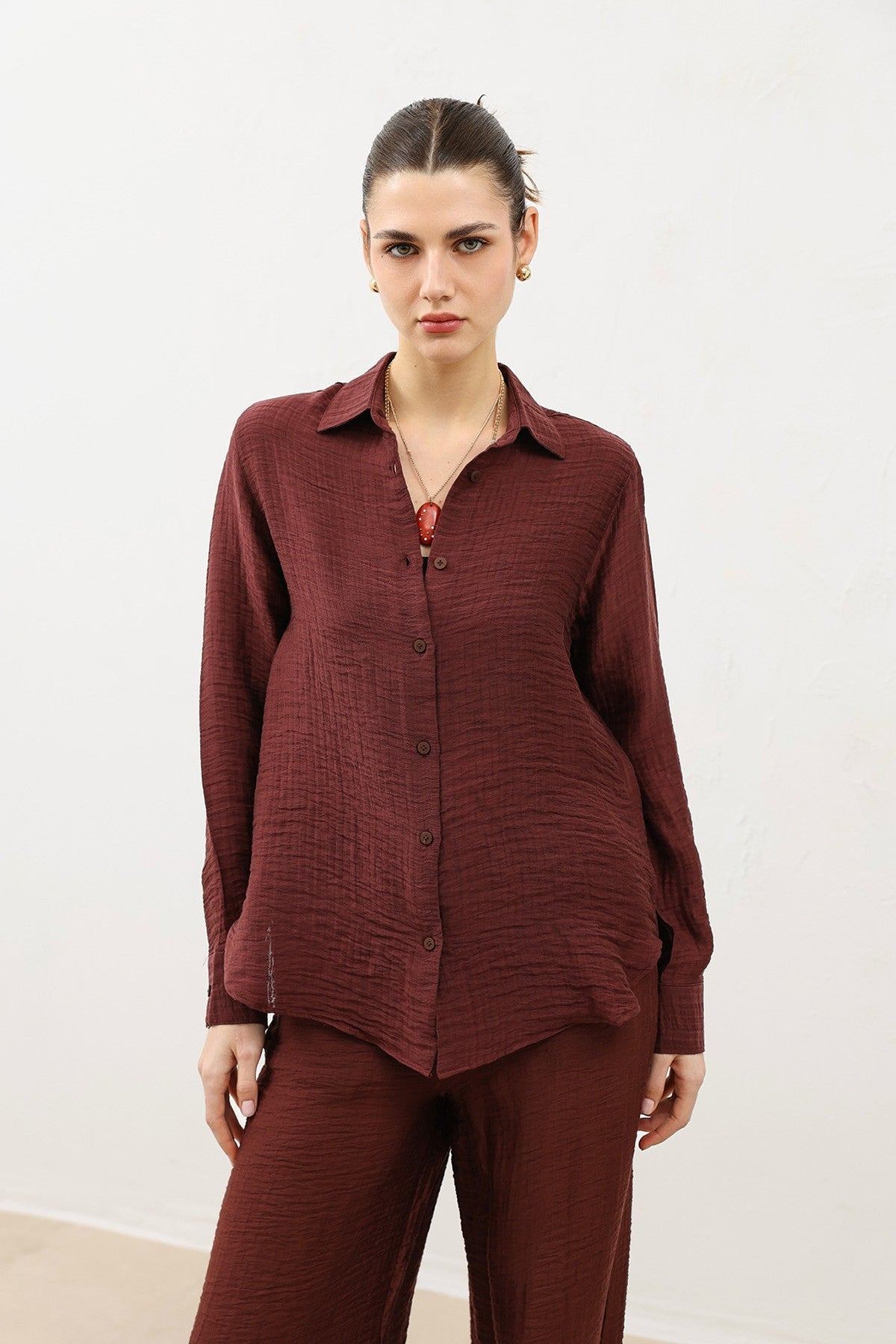 Antioch Draped Muslin Women's Shirt