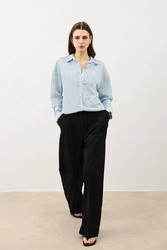 Antioch Oversized Striped Women's Shirt