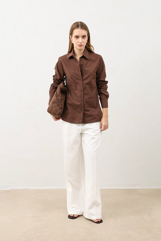 Basic Slim-Fit Women's Shirt