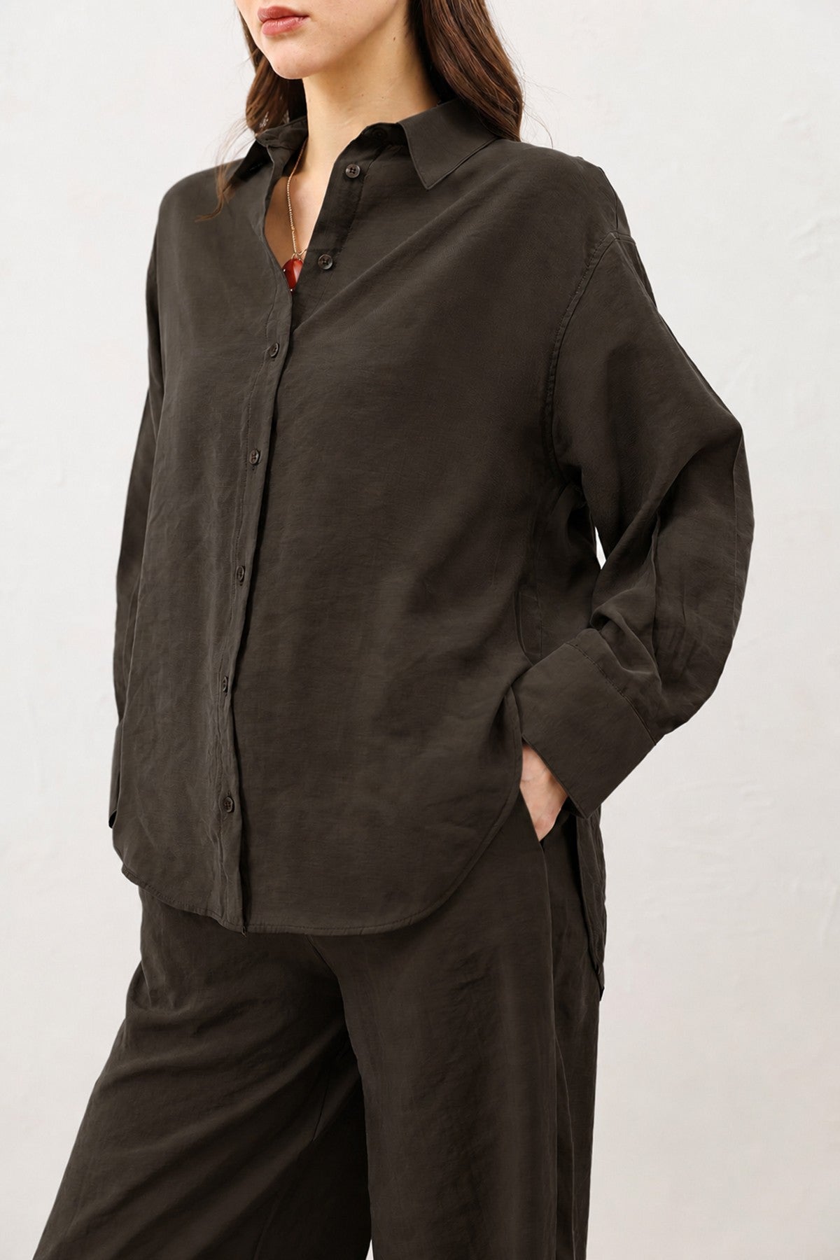 Antioch Draped Oversized Women's Shirt