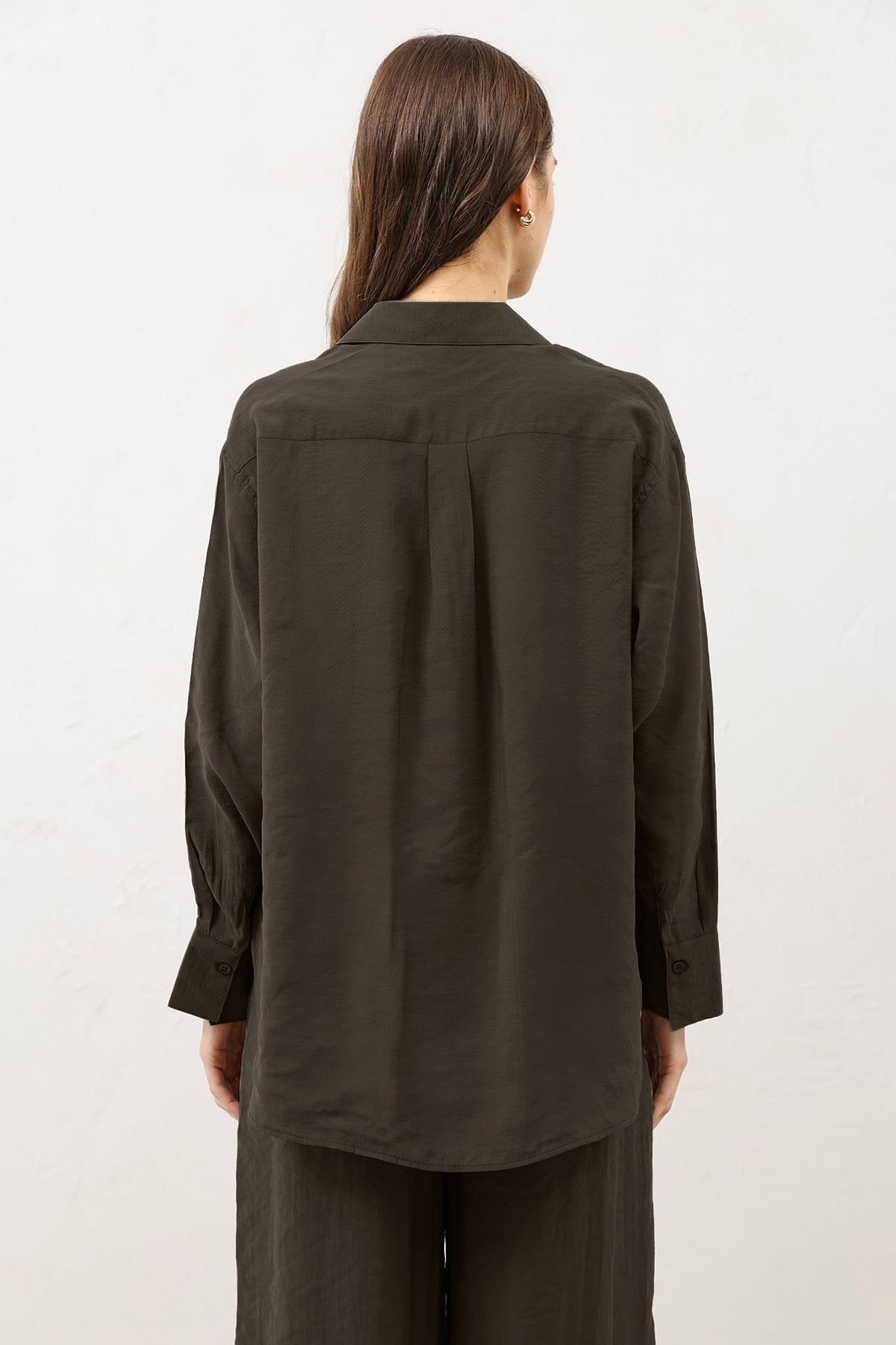 Antioch Draped Oversized Women's Shirt