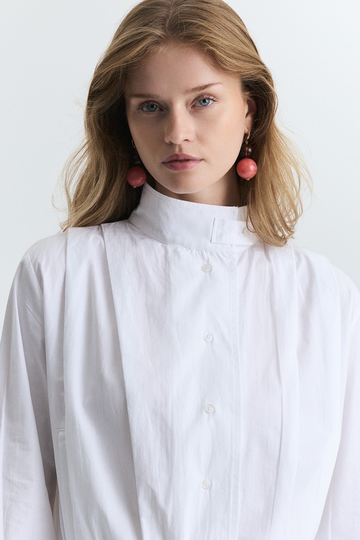 Waist-Tied Poplin Jacket