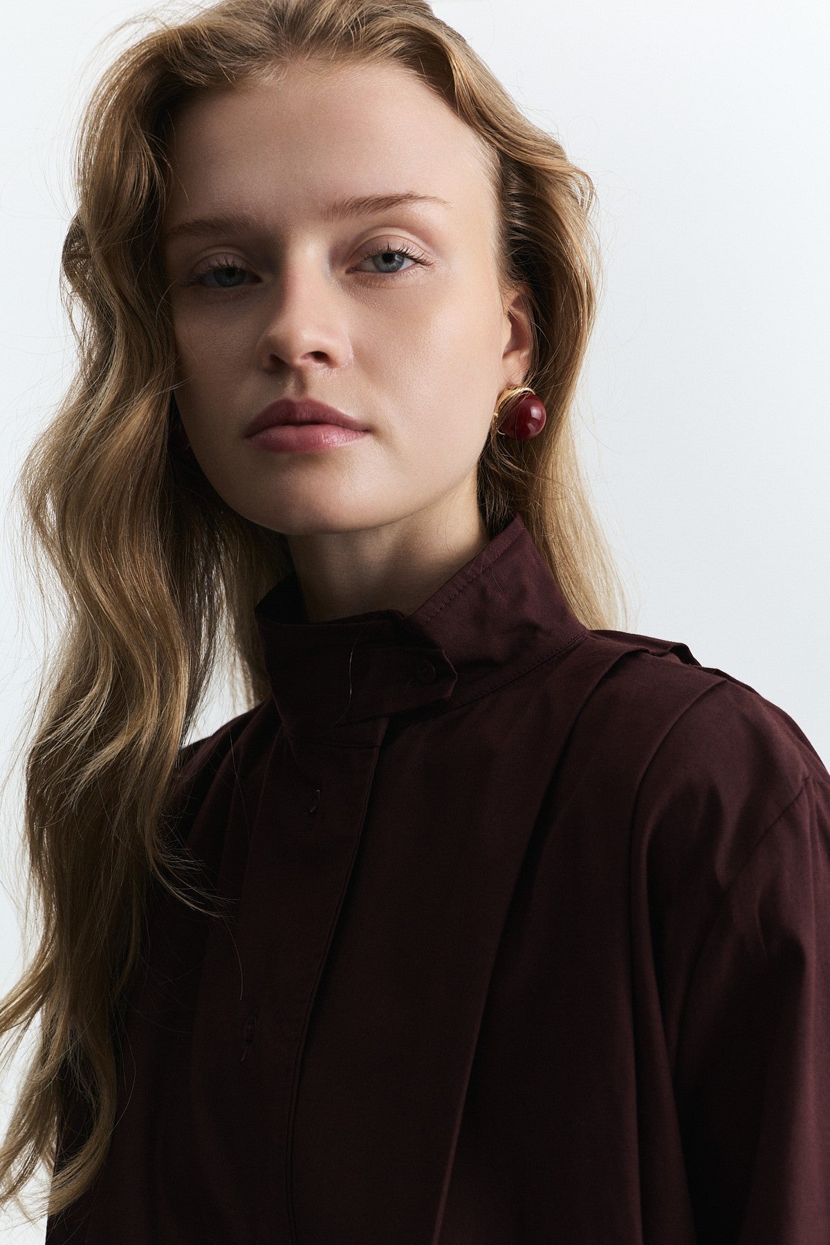 Waist-Tied Poplin Jacket