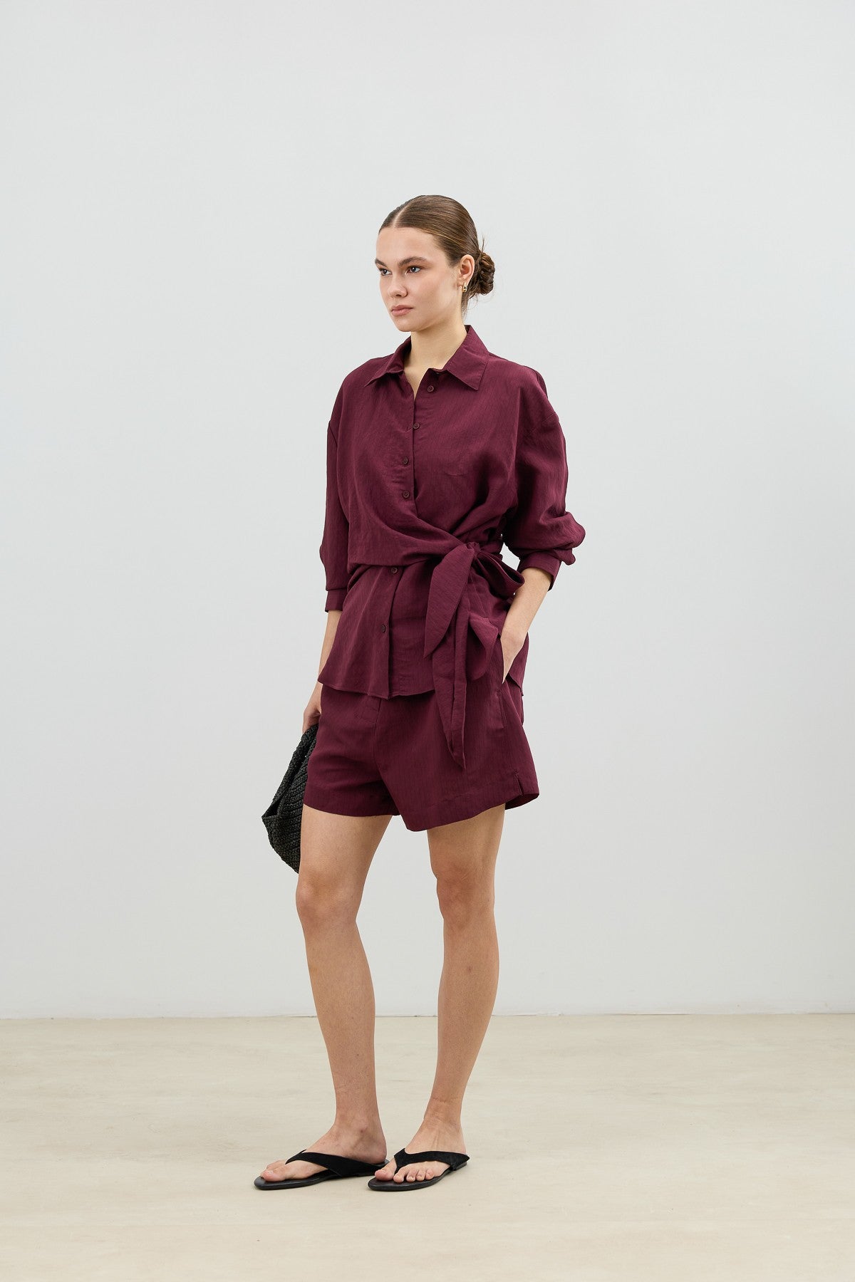 Antioch Women's Blouse with Modal Blend and Button-Down Collar