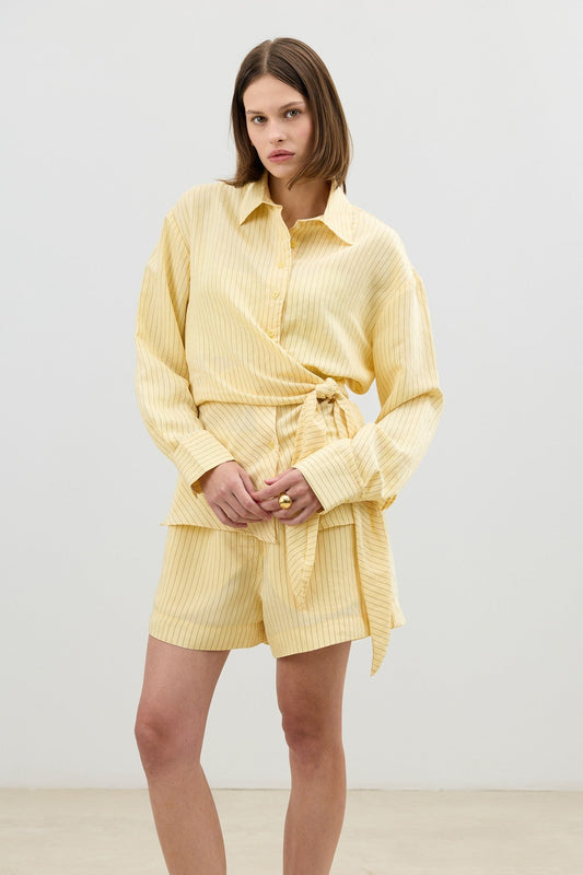 Antioch Women's Blouse with Modal Blend and Button-Down Collar