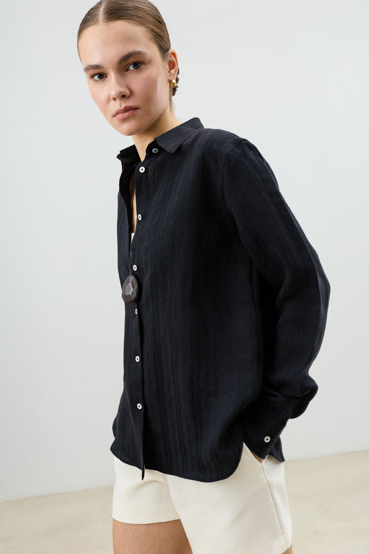 Antioch Women's Textured Shirt with Modal Blend