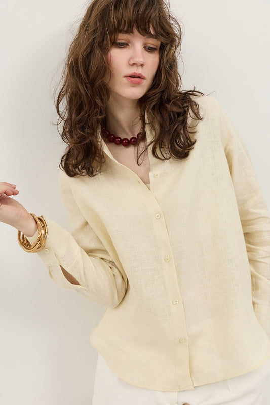 100% Linen Women's Shirt