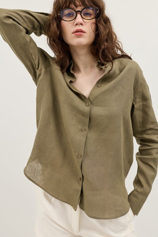 100% Linen Women's Shirt