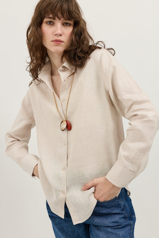 100% Linen Women's Shirt