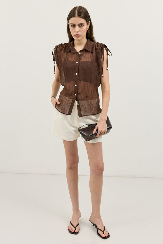 Semi-Transparent Women's Shirt