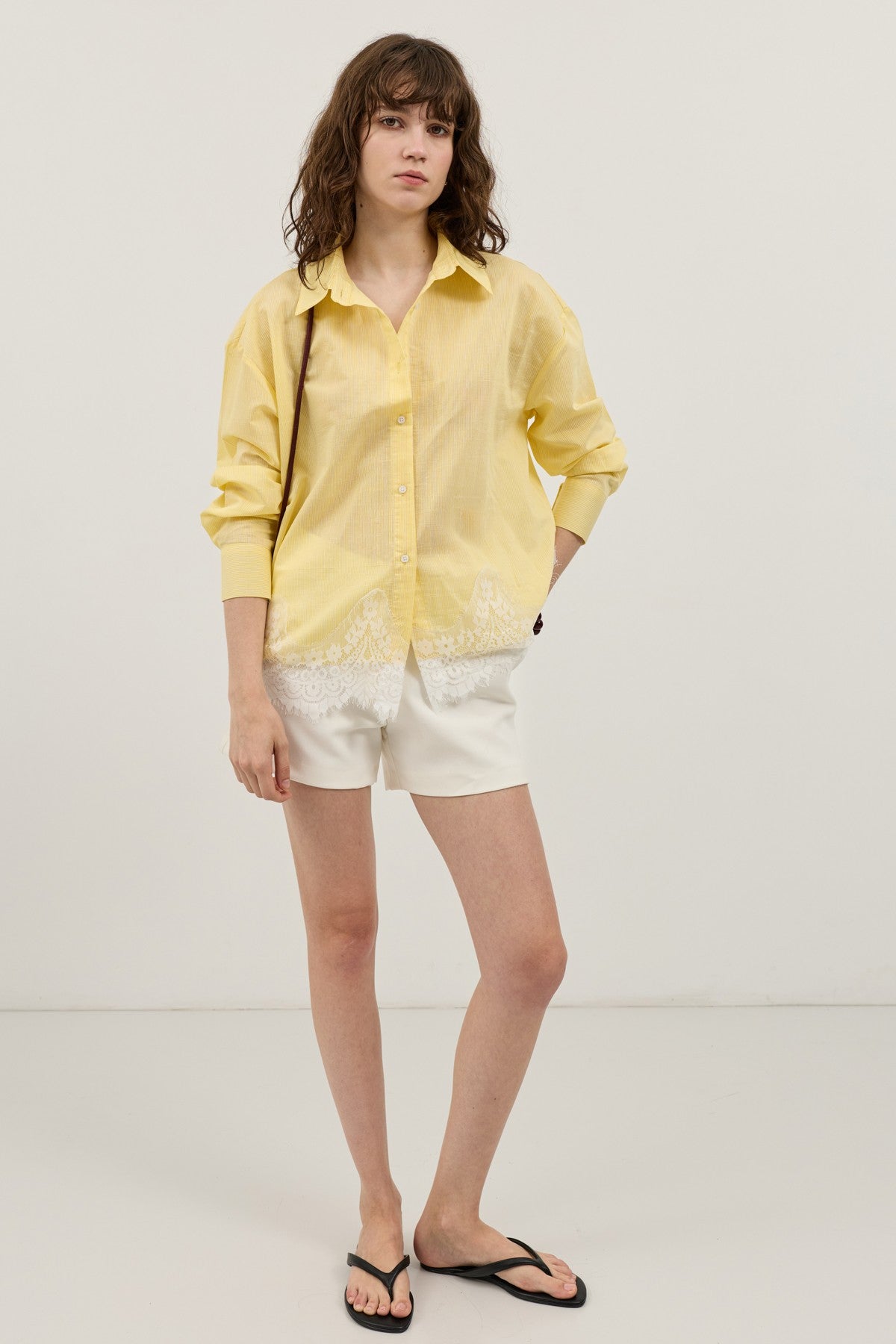 Antioch Blouse with Lace Details