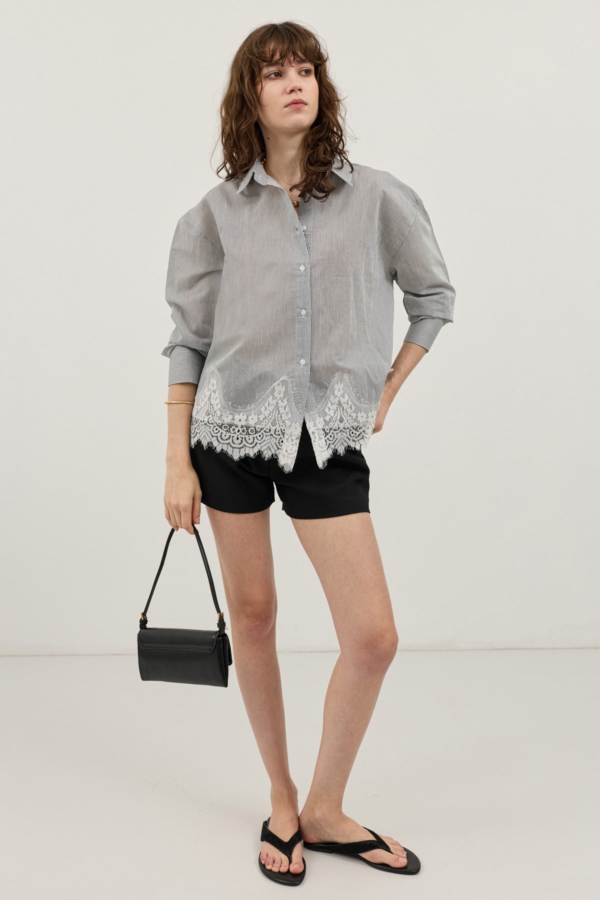 Antioch Blouse with Lace Details