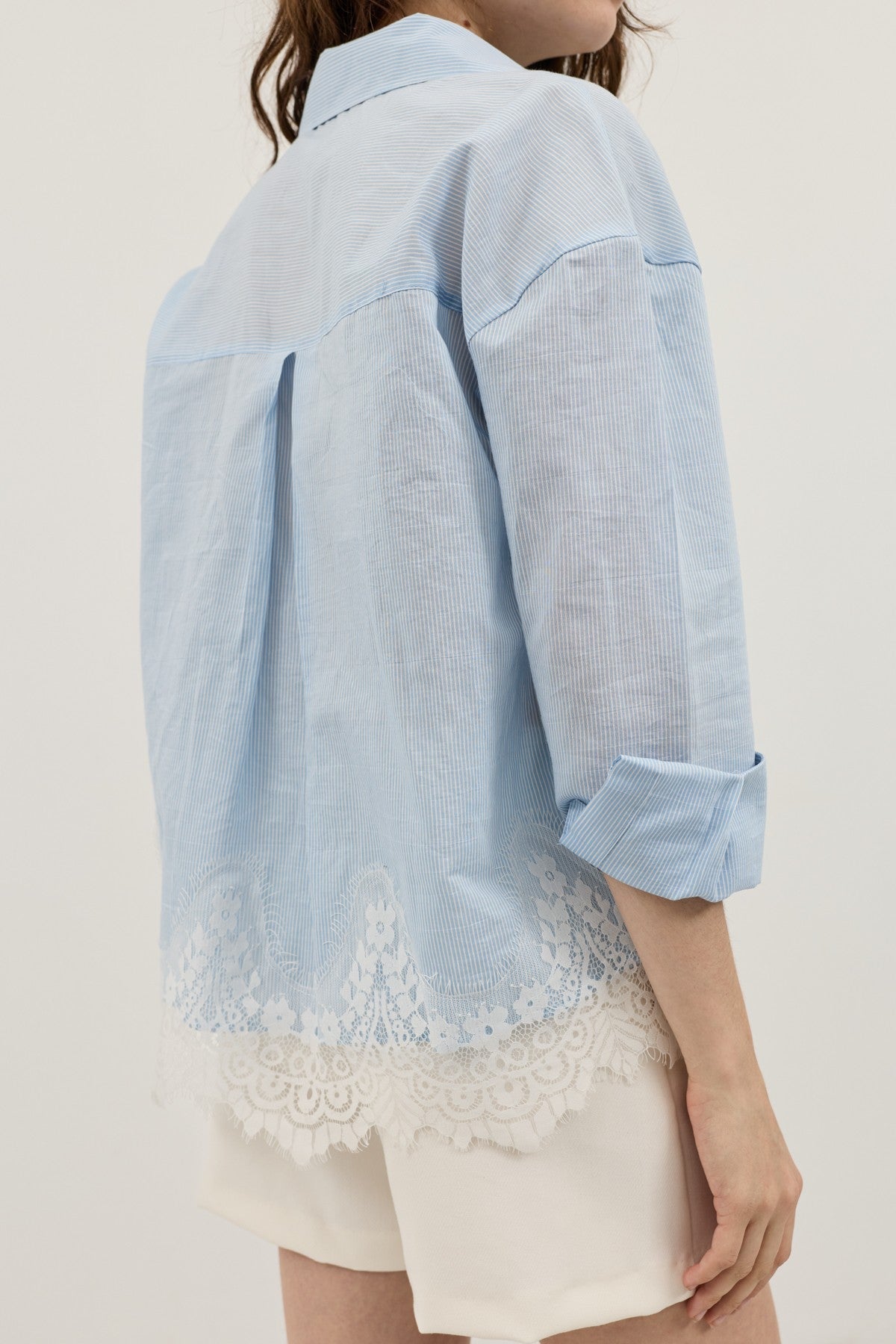 Antioch Blouse with Lace Details
