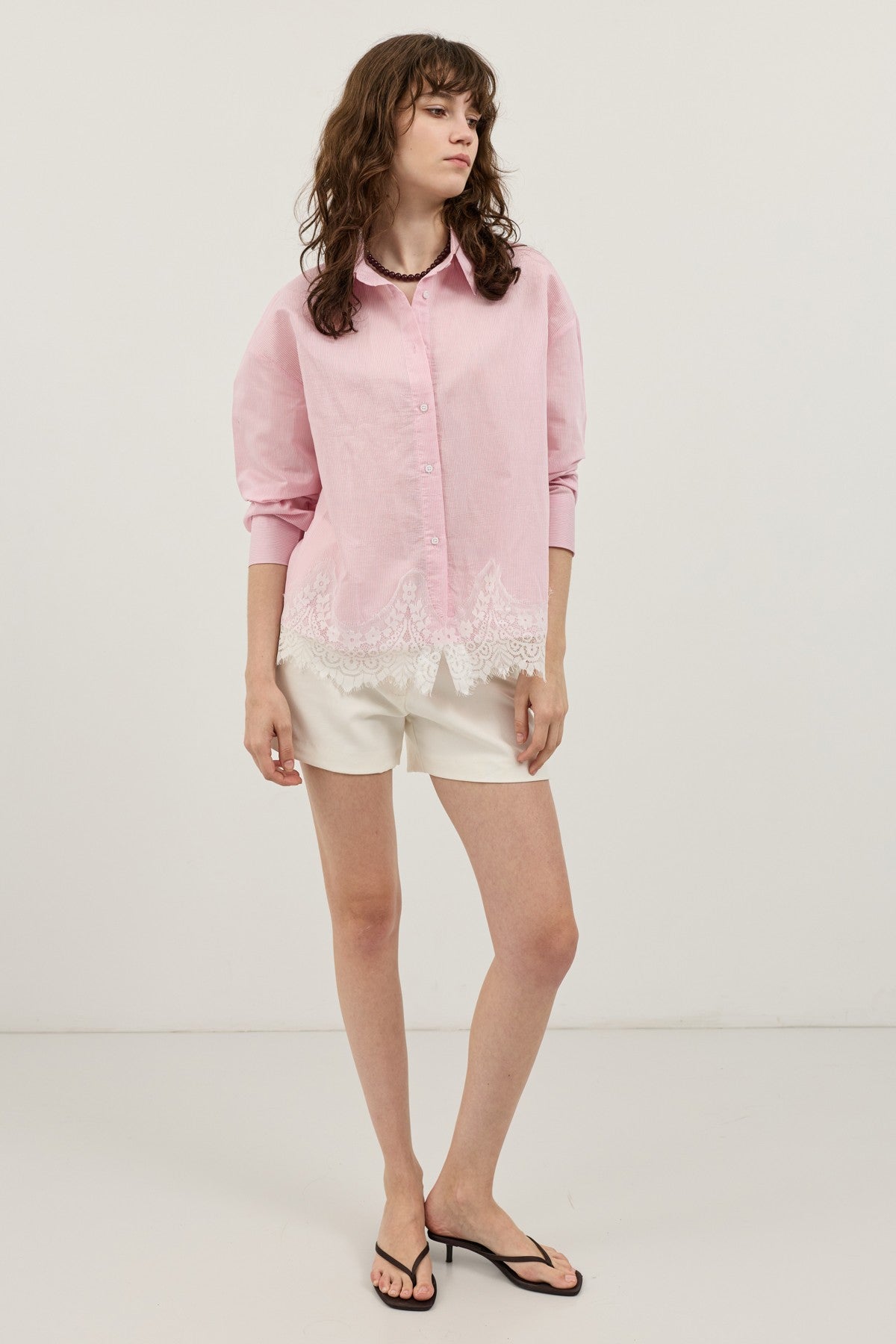 Antioch Blouse with Lace Details