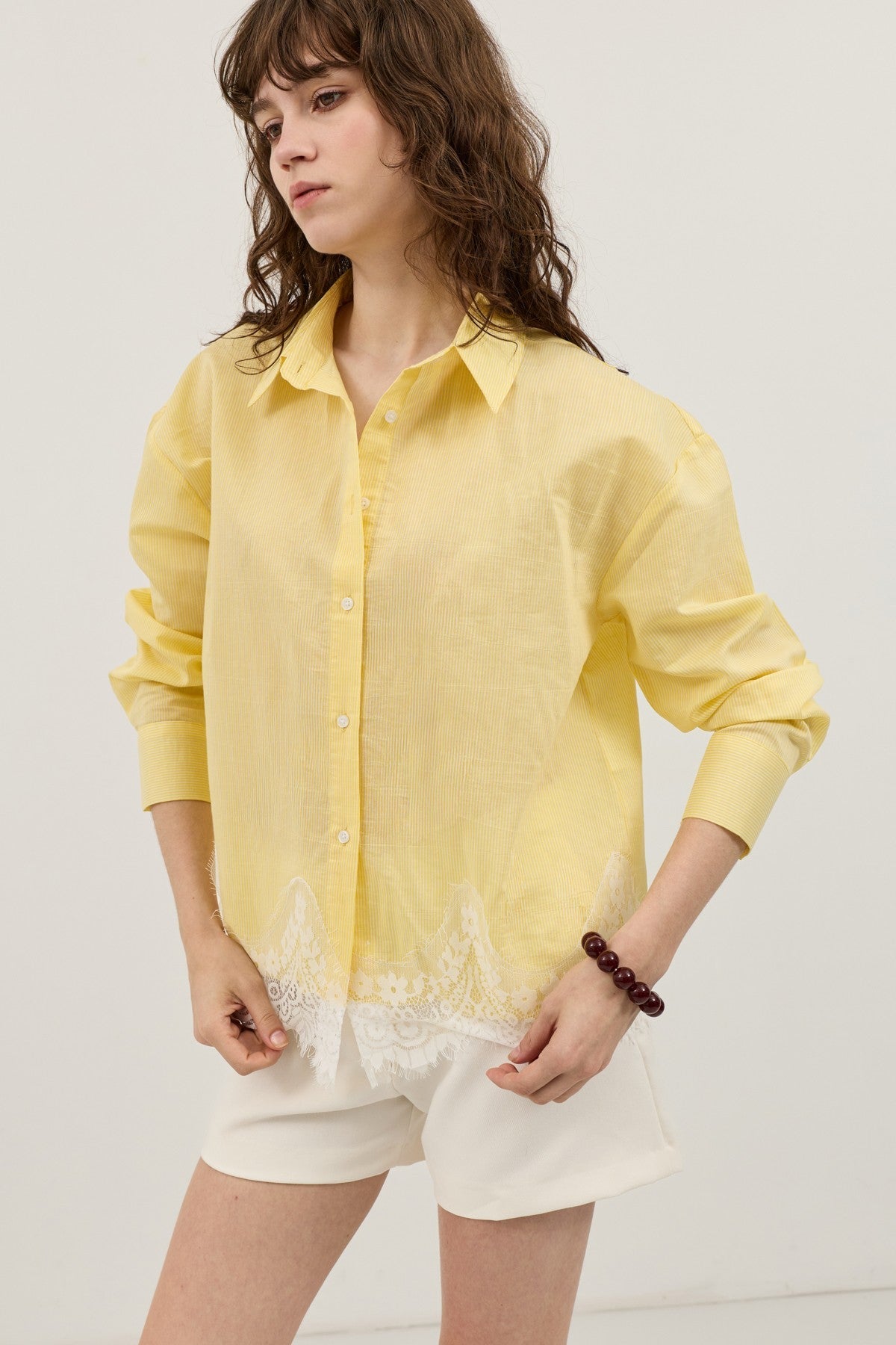 Antioch Blouse with Lace Details