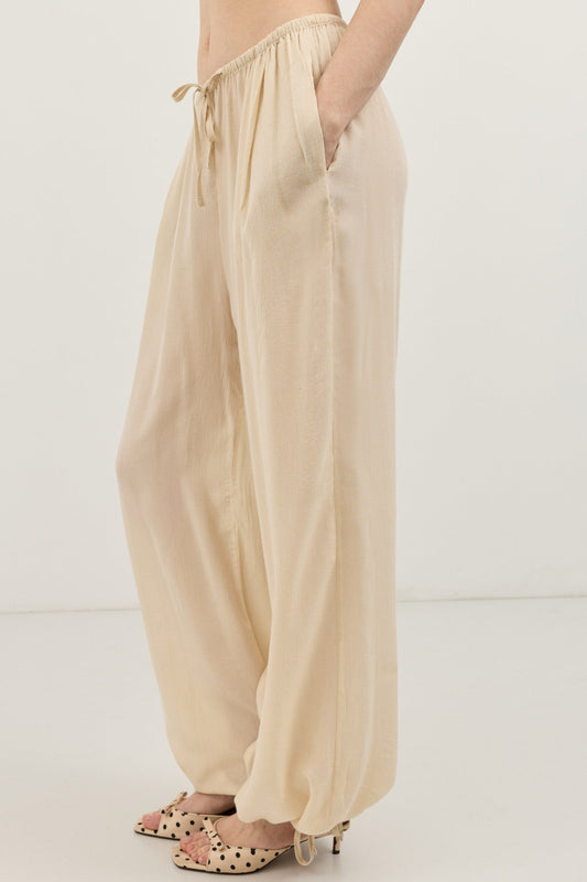 Antioch Lace-Up Balloon-Leg Women's Pants