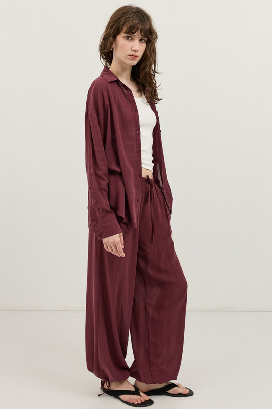 Antioch Lace-Up Balloon-Leg Women's Pants