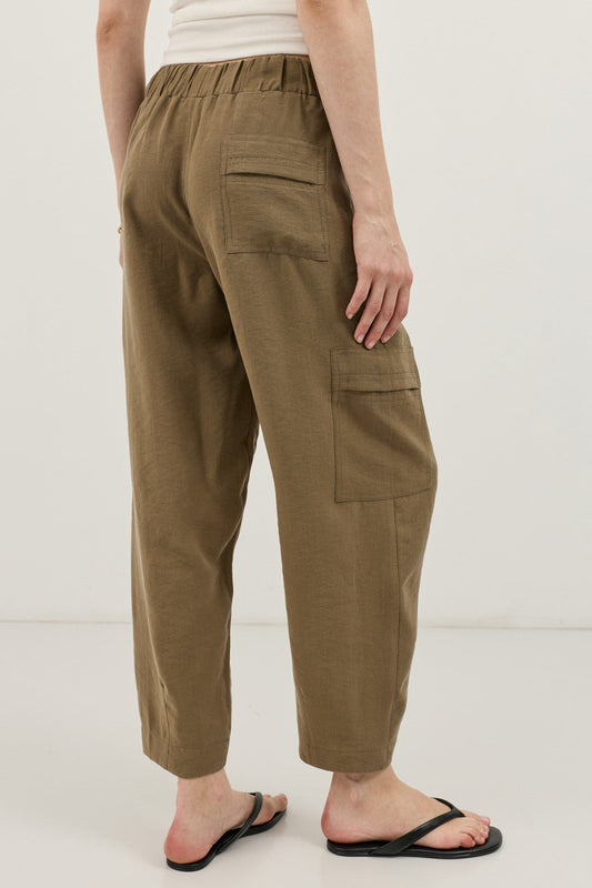 Antioch Lyocell-Blend Barrel Pants