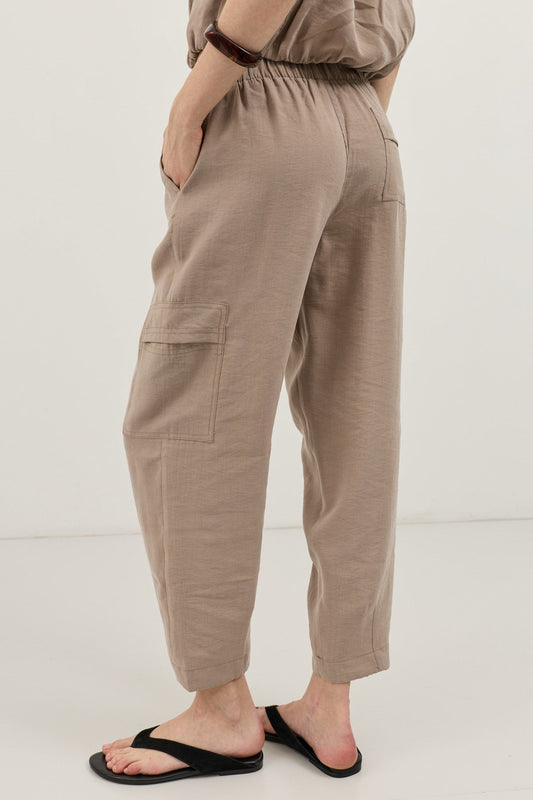 Antioch Lyocell-Blend Barrel Pants