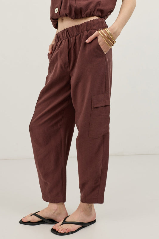 Antioch Lyocell-Blend Barrel Pants
