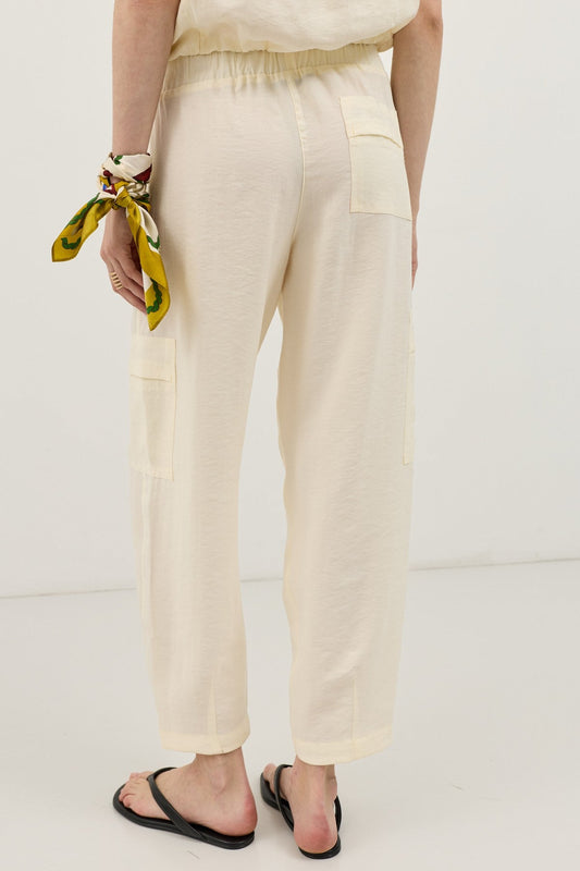 Antioch Lyocell-Blend Barrel Pants