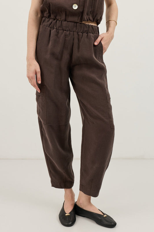 Antioch Lyocell-Blend Barrel Pants