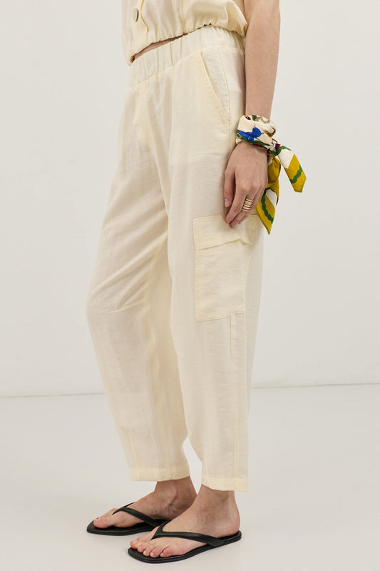 Antioch Lyocell-Blend Barrel Pants