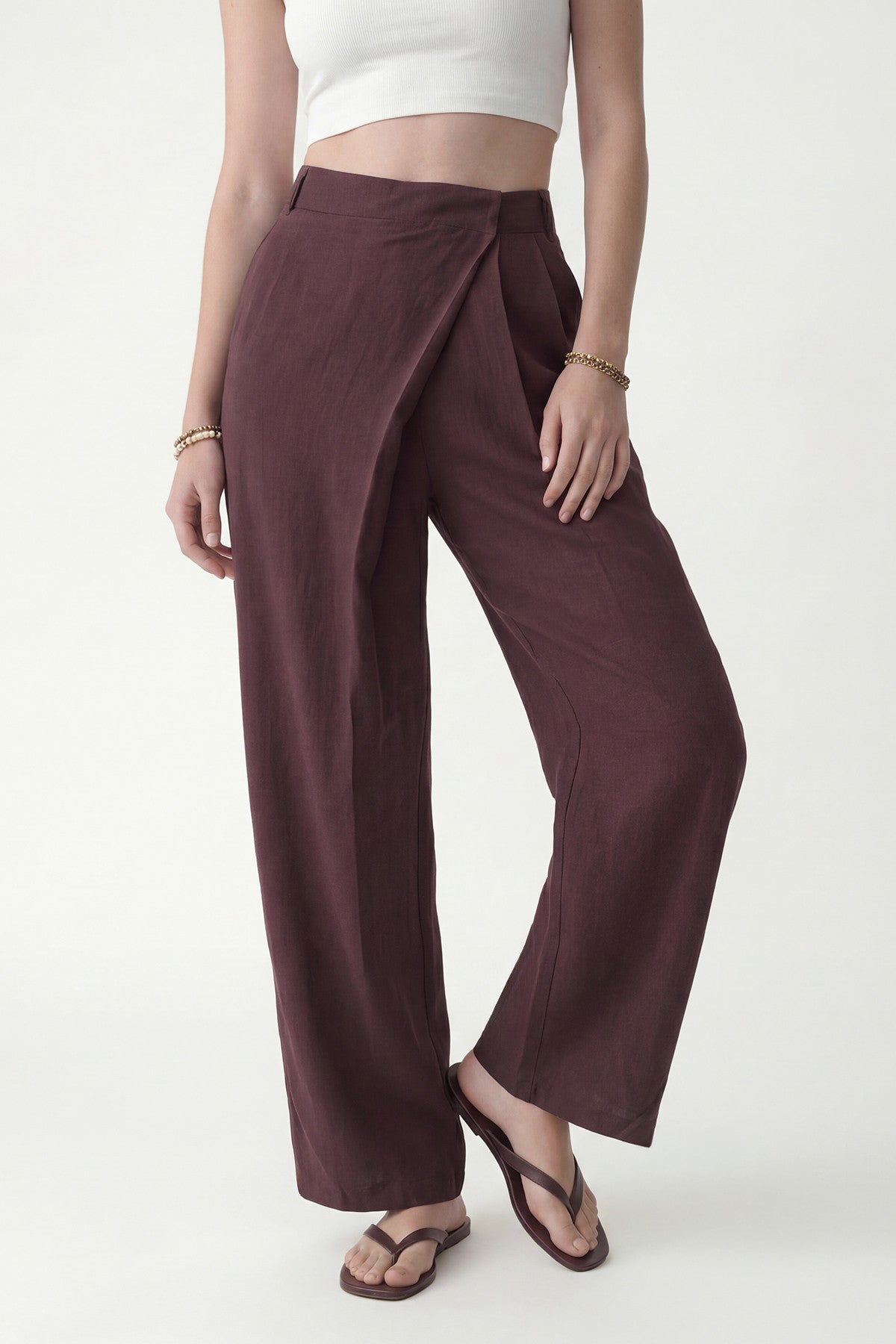 Lyocell-Blend Pareo Pants
