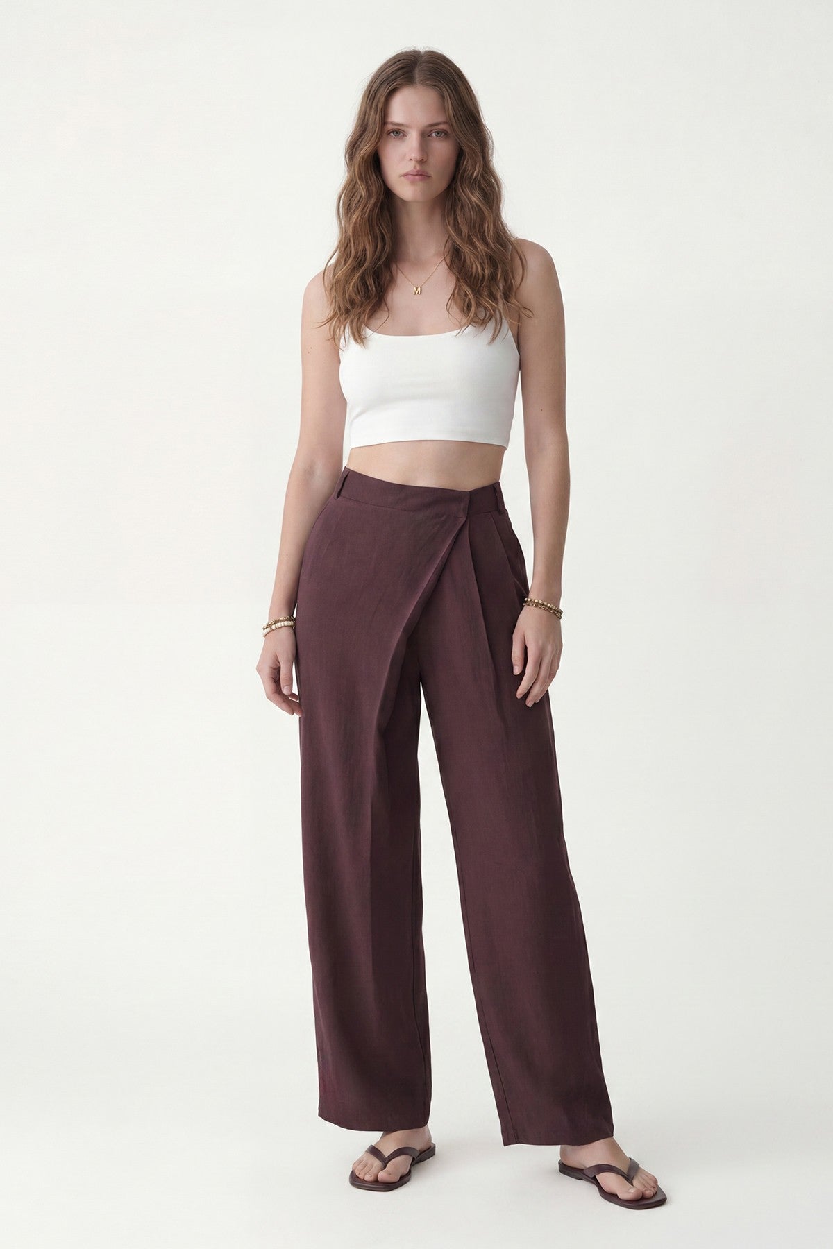 Lyocell-Blend Pareo Pants