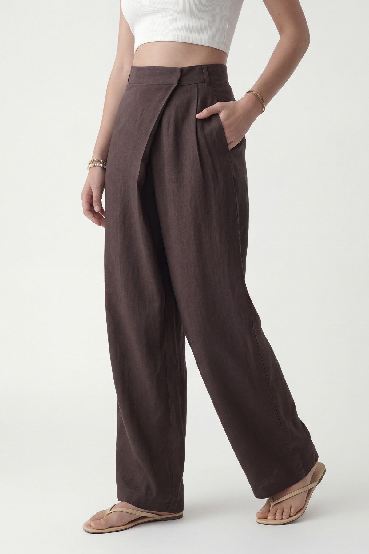 Lyocell-Blend Pareo Pants