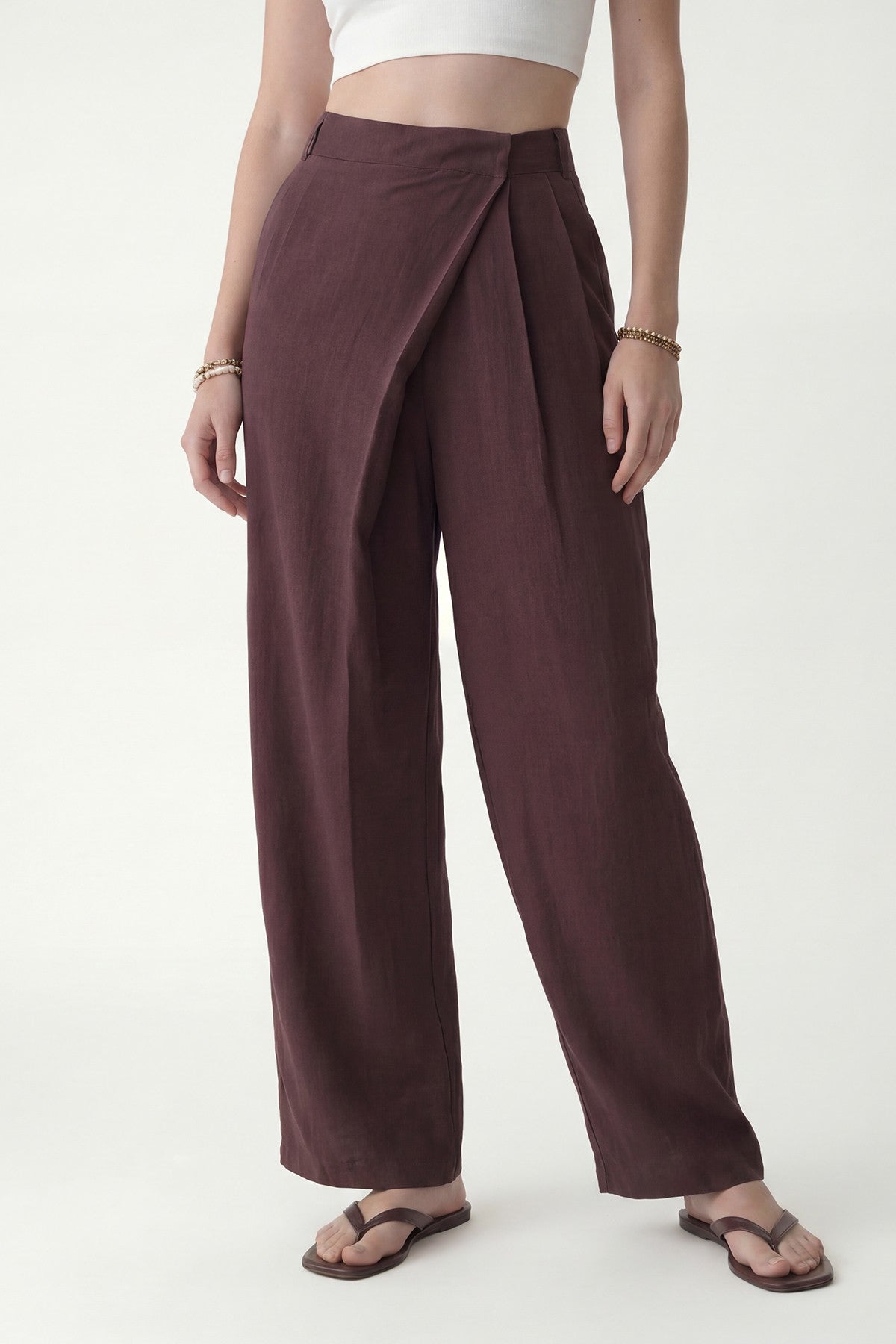 Lyocell-Blend Pareo Pants