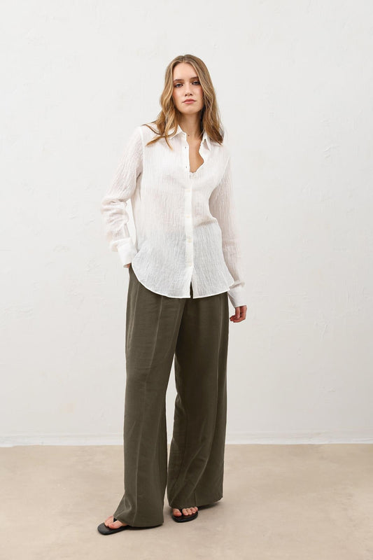 Antioch Pleated Palazzo Women's Pants