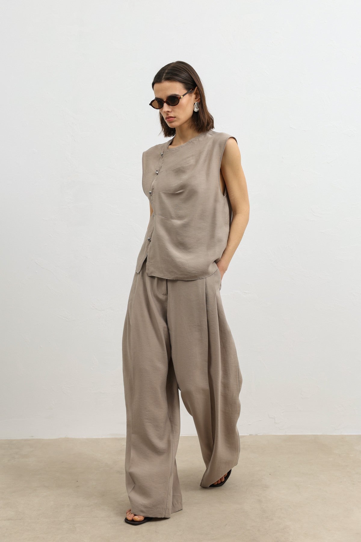 Women's Wide-Leg Pants with Antioch Lyocell Blend