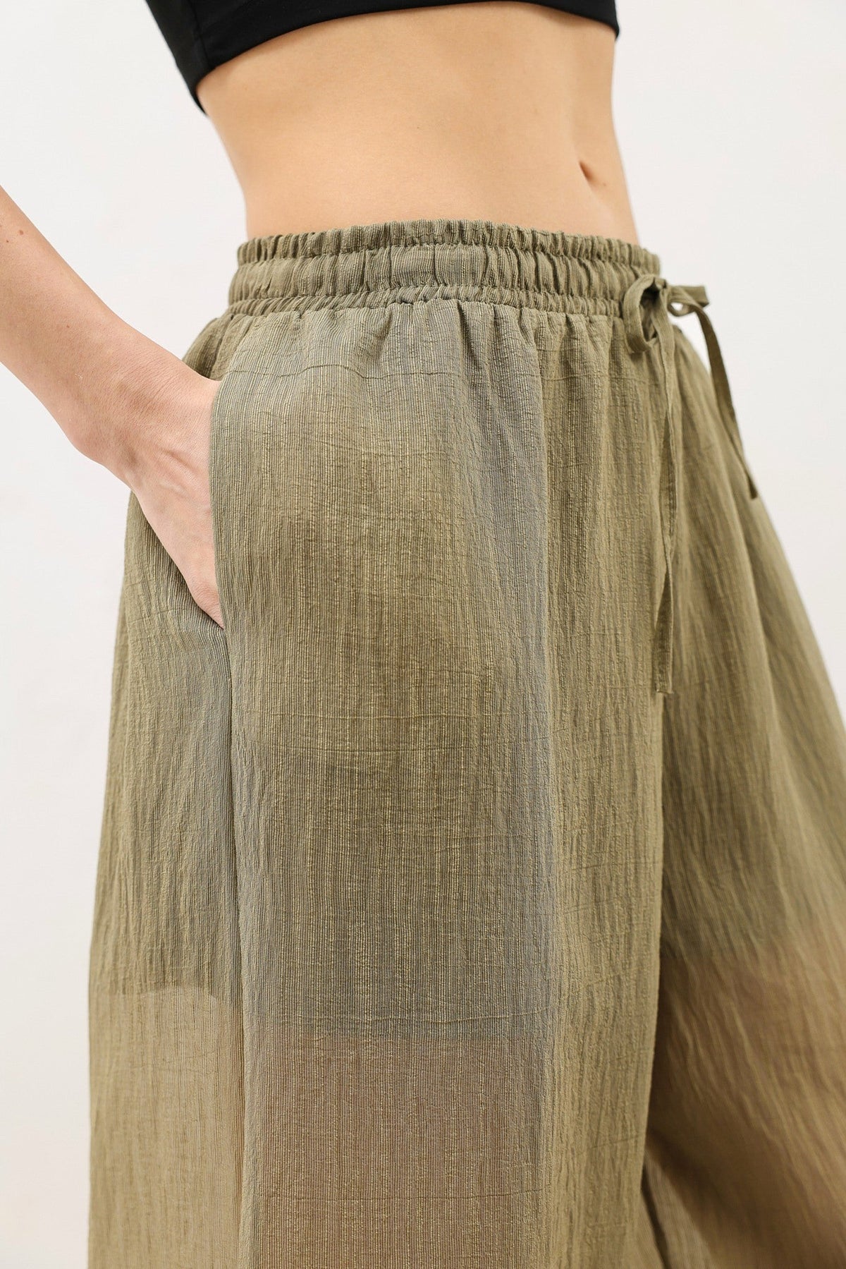Semi-Transparent Women's Pants